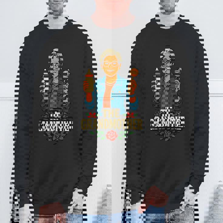 祖母のおばあちゃんのおばあちゃんのおもしろいデザイン スウェットシャツ 高齢者への贈り物