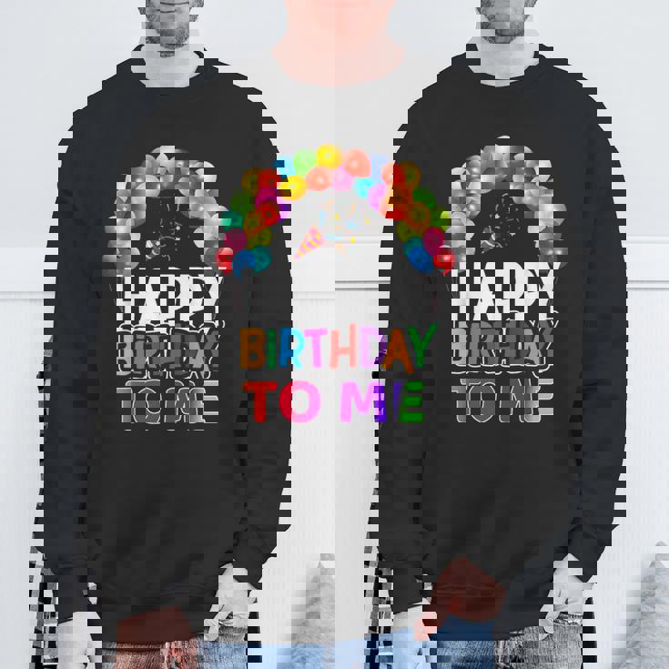 私の誕生日です私にお誕生日おめでとう スウェットシャツ 高齢者への贈り物