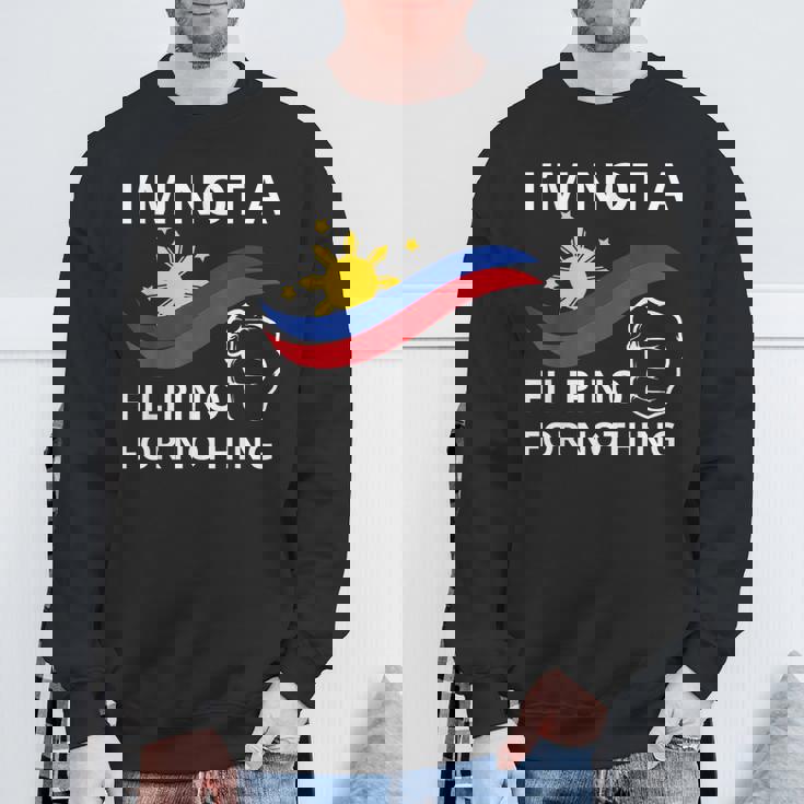 私は何の理由もなくフィリピン人ではありませんティーフリーdu30無料ドゥテルテ スウェットシャツ 高齢者への贈り物