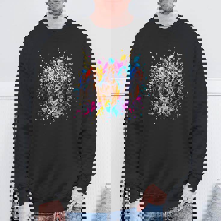 競馬 馬tシャツ 面白いtシャツ カラフル おもしろ ウマ レース 馬 乗馬 競馬 メンズ グッズ ネタ 大人 男性 スウェットシャツ 高齢者への贈り物