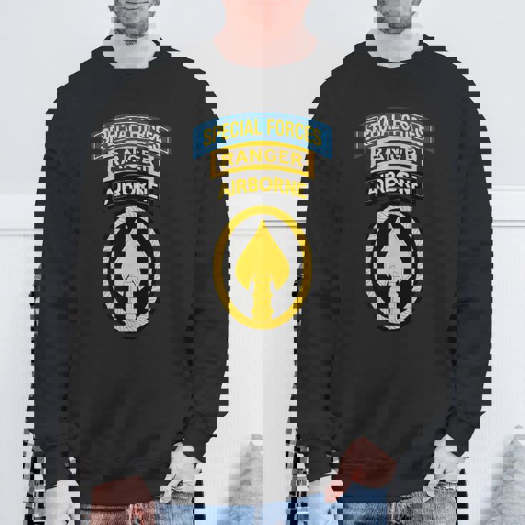 米国特殊部隊 -Fレンジャータブ -Ocomパッチ スウェットシャツ 高齢者への贈り物