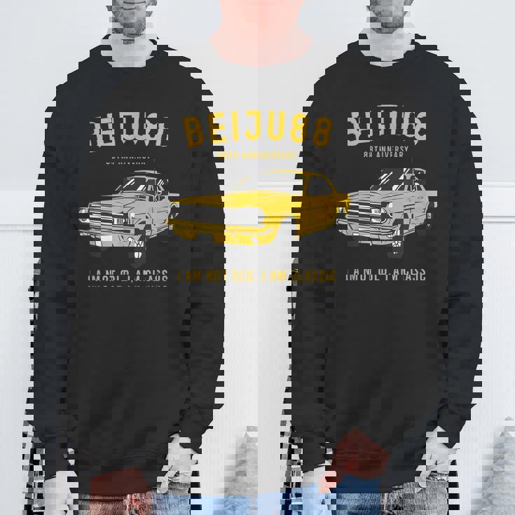 米寿祝い 車好き 父 男性 おしゃれ クラシックカー 88歳 I'm Not Old I'm Classic スウェットシャツ 高齢者への贈り物