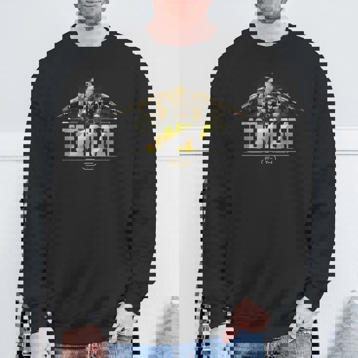 米軍 トムキャット 飛行機 航空 スウェットシャツ 高齢者への贈り物