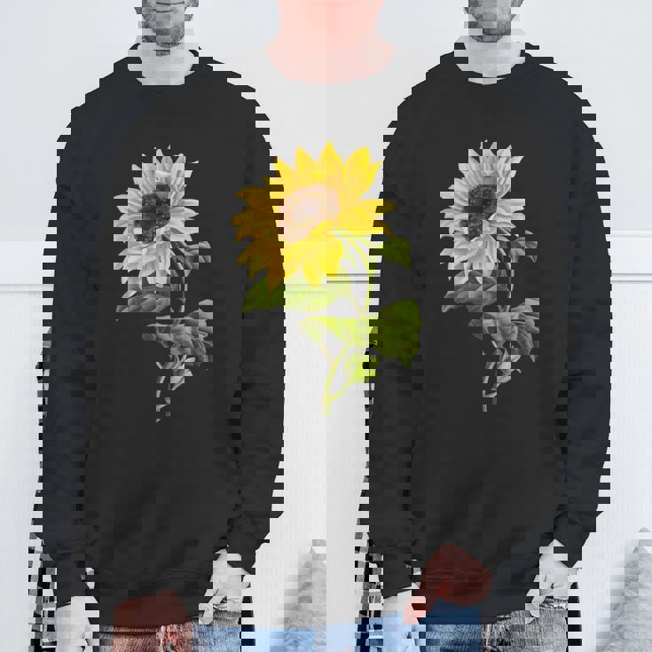 素敵なかわいいヒマワリの植物の花のアートワーク スウェットシャツ 高齢者への贈り物