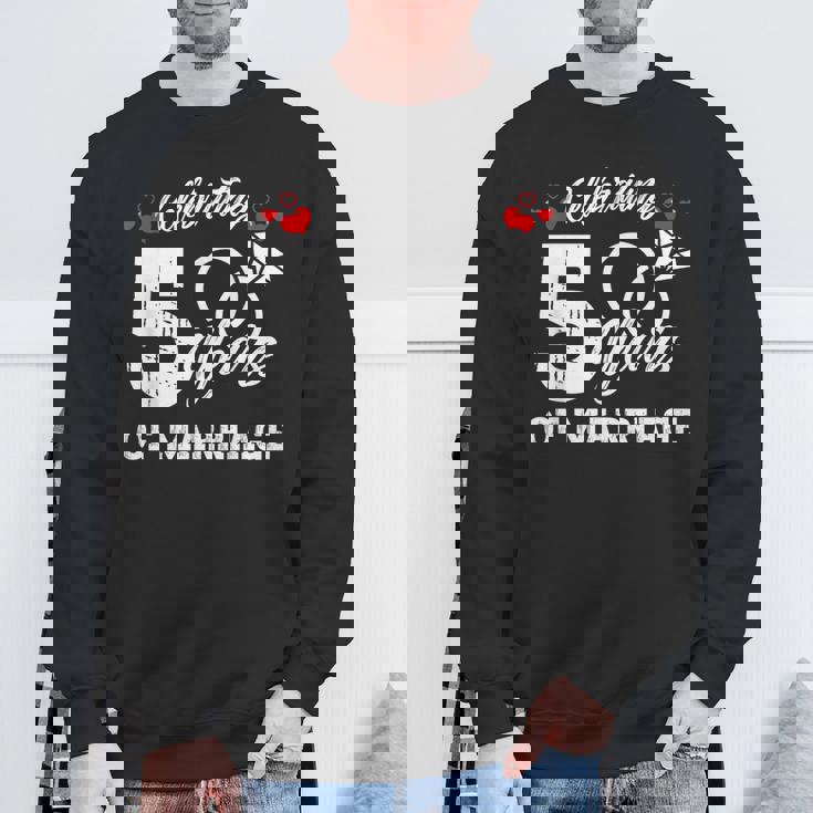 結婚5周年記念マッチング・ギフト スウェットシャツ 高齢者への贈り物