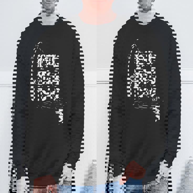 絶対に釣れる 願掛け ゲン担ぎ 釣り好き 川釣り 海釣り 趣味 おもしろ ネタ 趣味釣り 釣り スウェットシャツ 高齢者への贈り物