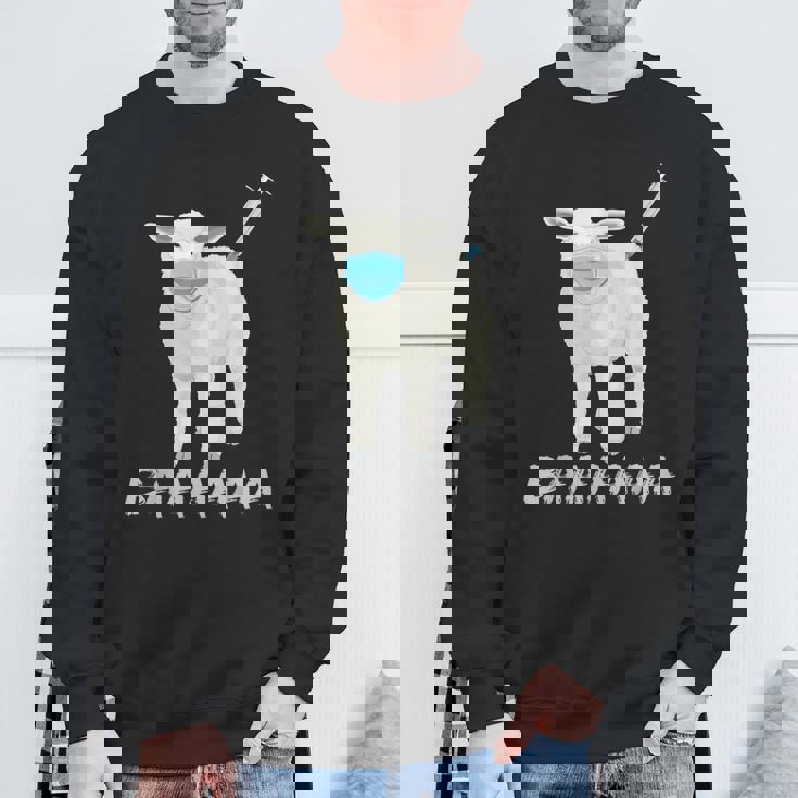 羊または羊 ワクチン防止マスク スウェットシャツ 高齢者への贈り物