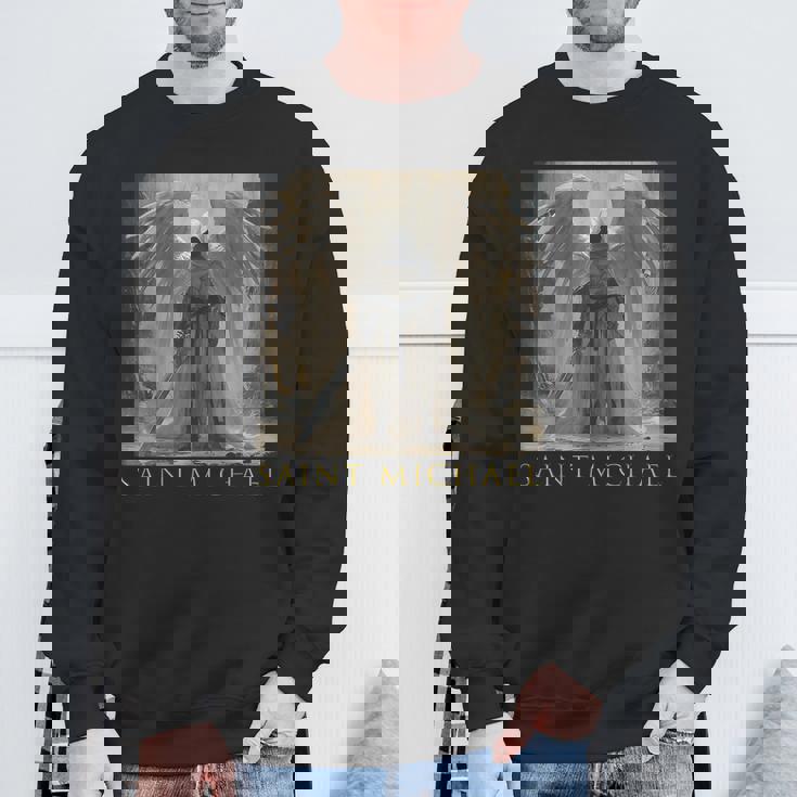 聖ミカエル 大天使 スウェットシャツ 高齢者への贈り物