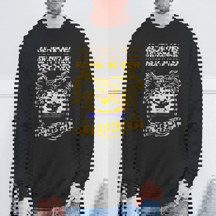 メンズ 育児休暇 父親 育児休暇中のお父さん スウェットシャツ 高齢者への贈り物