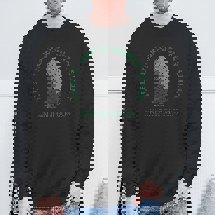 腎臓結石、生命と泌尿器科 スウェットシャツ 高齢者への贈り物