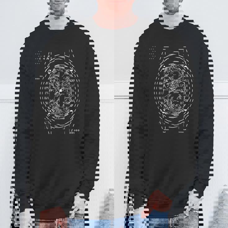 腕時計 ホロスコープ腕時計 スケルトン腕時計 高級腕時計 スウェットシャツ 高齢者への贈り物