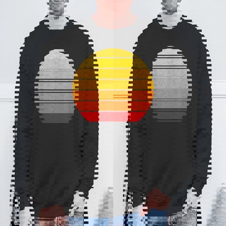 色の縞模様 スウェットシャツ 高齢者への贈り物