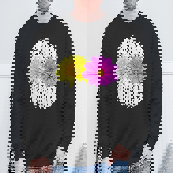 花 可愛い 自然からの贈り物 From Natre スウェットシャツ 高齢者への贈り物