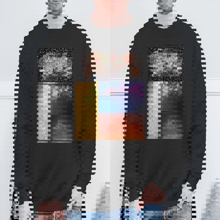 花火 面白いtシャツ 夏 花火大会 メンズ おもしろ グッズ 面白い 服 オリジナル ネタ お盆 スウェットシャツ 高齢者への贈り物