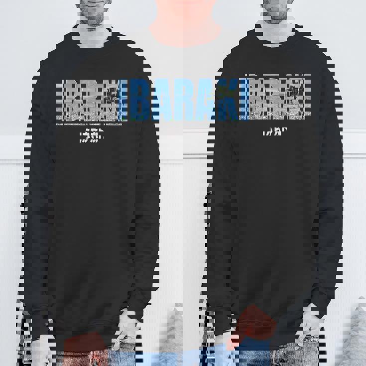 茨城県 日本 日本の都 ヴィンテージデザイン スウェットシャツ 高齢者への贈り物