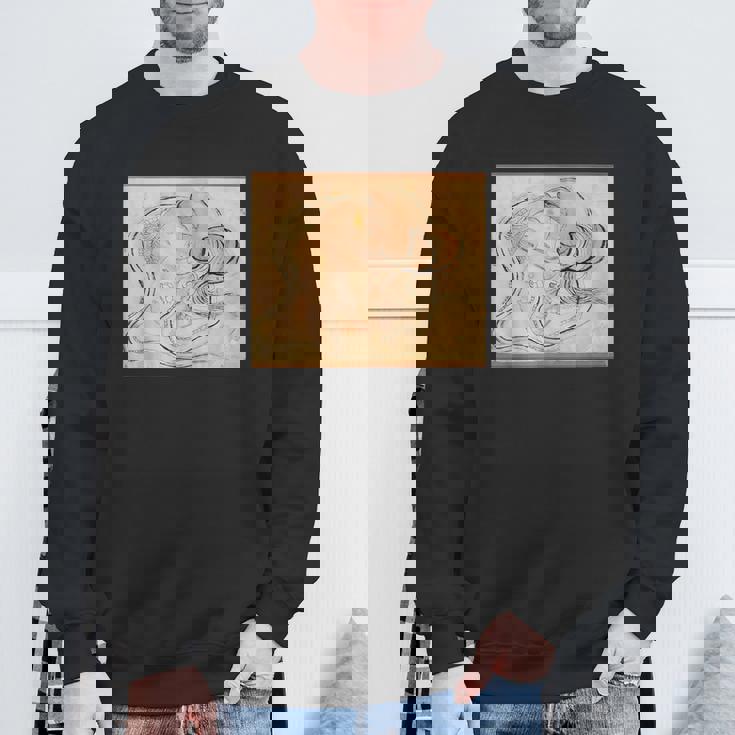 葛飾北斎作 蛇女頭 スウェットシャツ 高齢者への贈り物