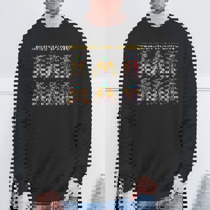 蝉がやってくる、蝉ゲドン2024 蝉 スウェットシャツ 高齢者への贈り物