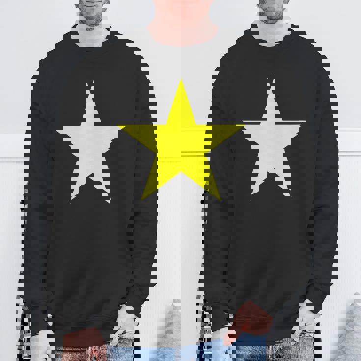 複数の色にイエロースター。 スウェットシャツ 高齢者への贈り物