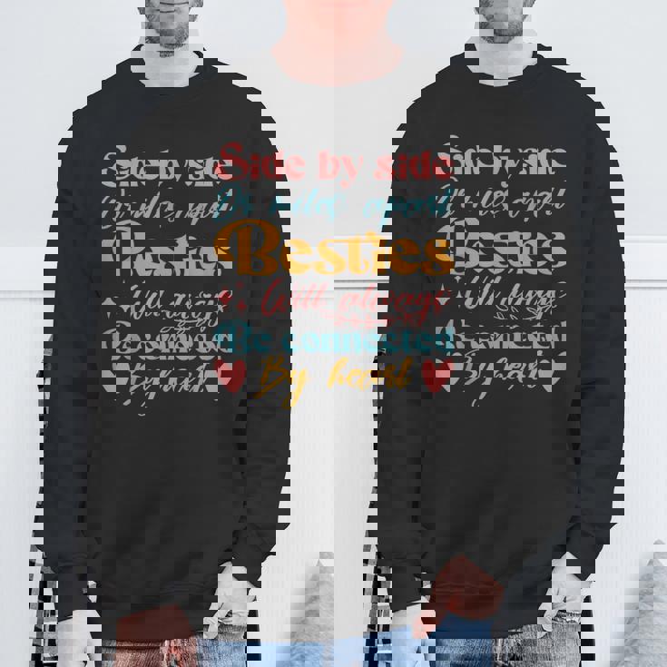 親友はいつも心でつながっています スウェットシャツ 高齢者への贈り物