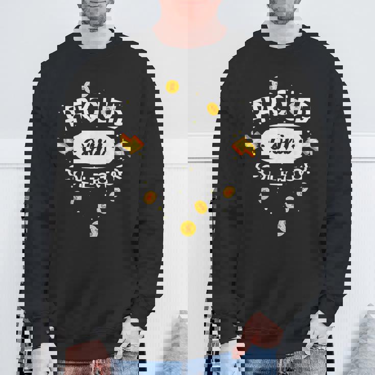 誇り高きコインコレクター スウェットシャツ 高齢者への贈り物