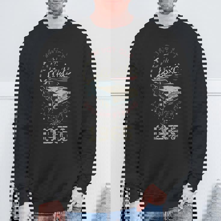 誕生日 1965年生まれ 60歳 クラシックカー スウェットシャツ 高齢者への贈り物