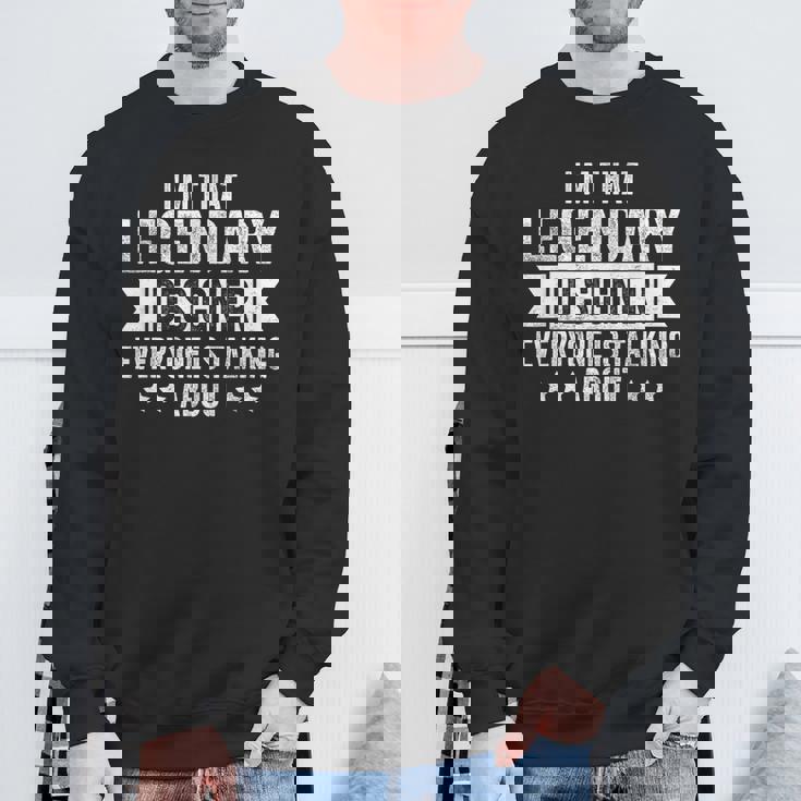 誰もが語る伝説のデザイナーだ スウェットシャツ 高齢者への贈り物