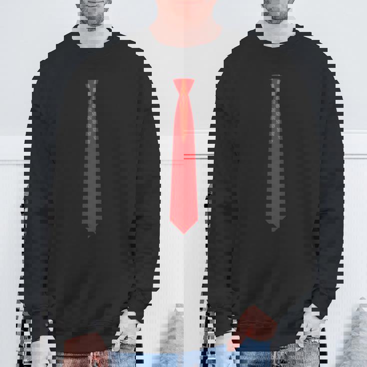 赤いネクタイ、ネクタイファニードレス スウェットシャツ 高齢者への贈り物