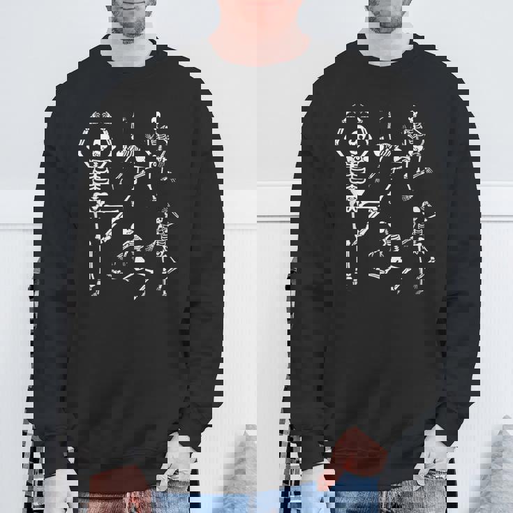 踊る骸骨 ゴシック 服 夏 原宿 ファッション パンク ハロウィン スケルトン スウェットシャツ 高齢者への贈り物