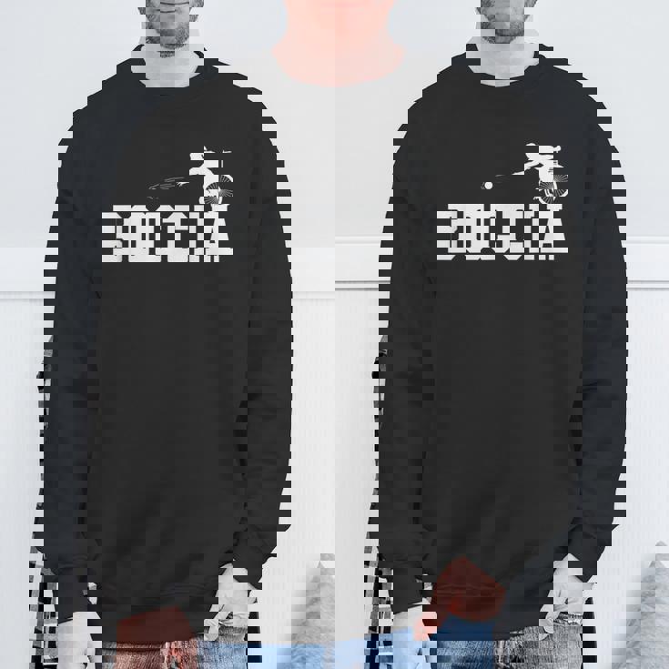 車椅子のボッチャ スウェットシャツ 高齢者への贈り物