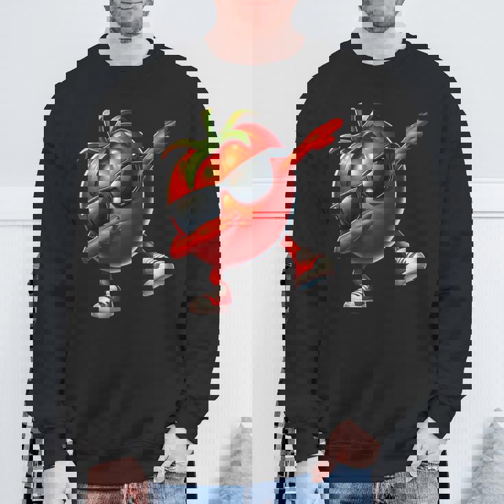 軽くたたくトマト ダンシング 軽くたたくトマト フルーツ スウェットシャツ 高齢者への贈り物