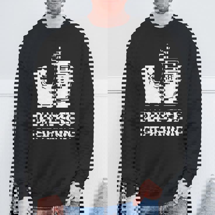 透析tシャツ 透析患者用 透析は排水 スウェットシャツ 高齢者への贈り物