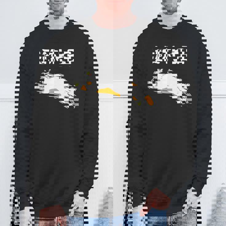 週休七日 猫 ジョーク かわいい 動物好き ギャグ好き ジョーク好き ギャグ おもしろ ネタ スウェットシャツ 高齢者への贈り物