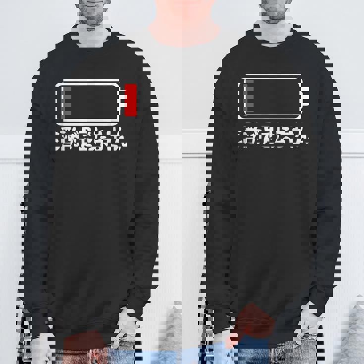 酒が足りません 充電 お酒好き ネタ 酒好き ビール好き ジョーク 酒カス 酒呑み おもしろ スウェットシャツ 高齢者への贈り物