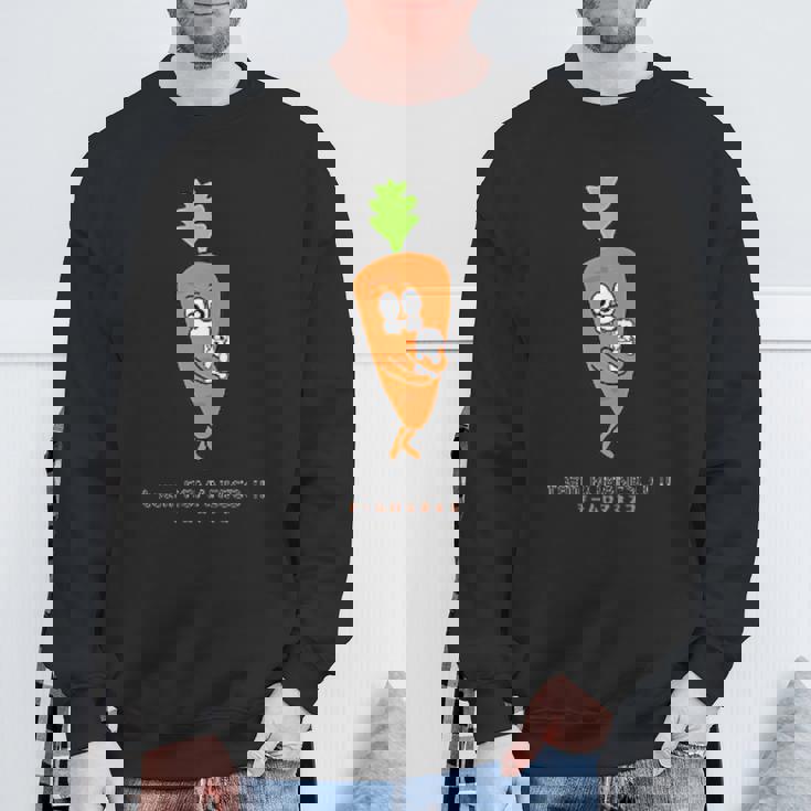 野菜 キャラクター 豊作 ロマネスコ にんじん 畑 スウェットシャツ 高齢者への贈り物