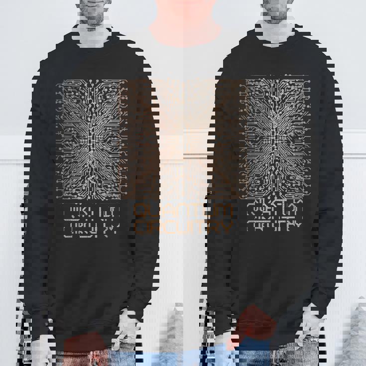 量子回路ai人工知能 スウェットシャツ 高齢者への贈り物