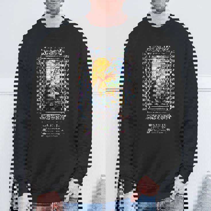 金魚さんとチュッ 猫 金魚 スウェットシャツ 高齢者への贈り物