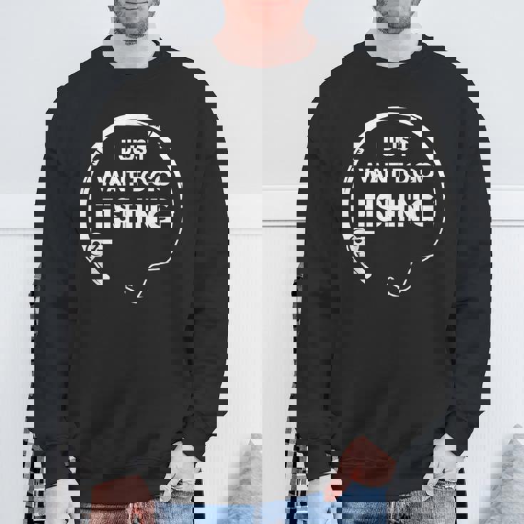 釣り好き 釣りに行きたい 釣り好きな人へのプレゼント 面白い 釣り 趣味 ギフト キャンプ 漁師 スウェットシャツ 高齢者への贈り物