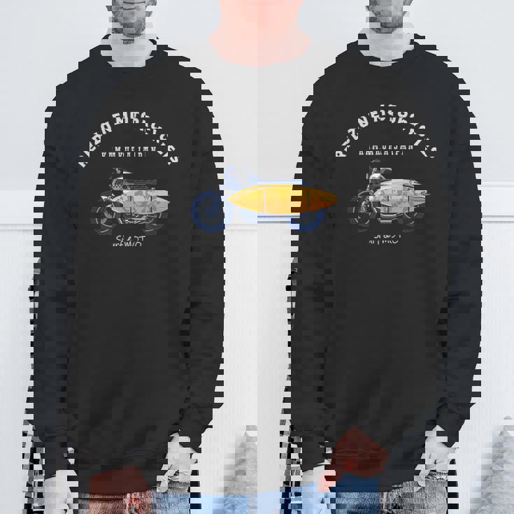 鎌倉 ジャパン おしゃれ クール サーフィン バイク オートバイ サーファー サーフボード スウェットシャツ 高齢者への贈り物