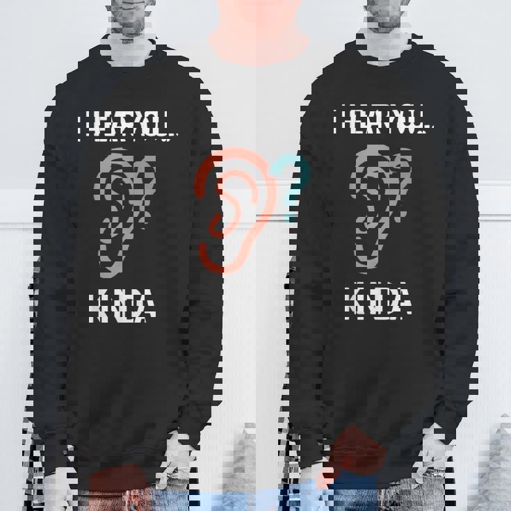 難聴啓発聴覚障害者文化asl学生cochlear スウェットシャツ 高齢者への贈り物