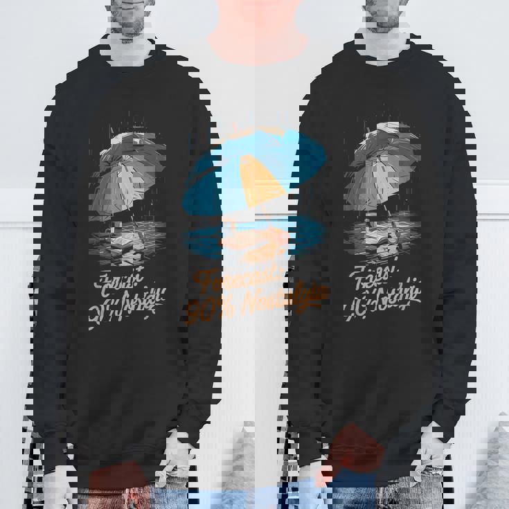 雨の日のノスタルジア 心地よい美学 傘と気分 スウェットシャツ 高齢者への贈り物