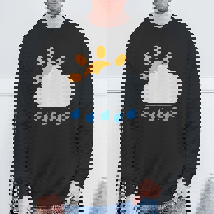 雨雲の向こうの太陽 スウェットシャツ 高齢者への贈り物