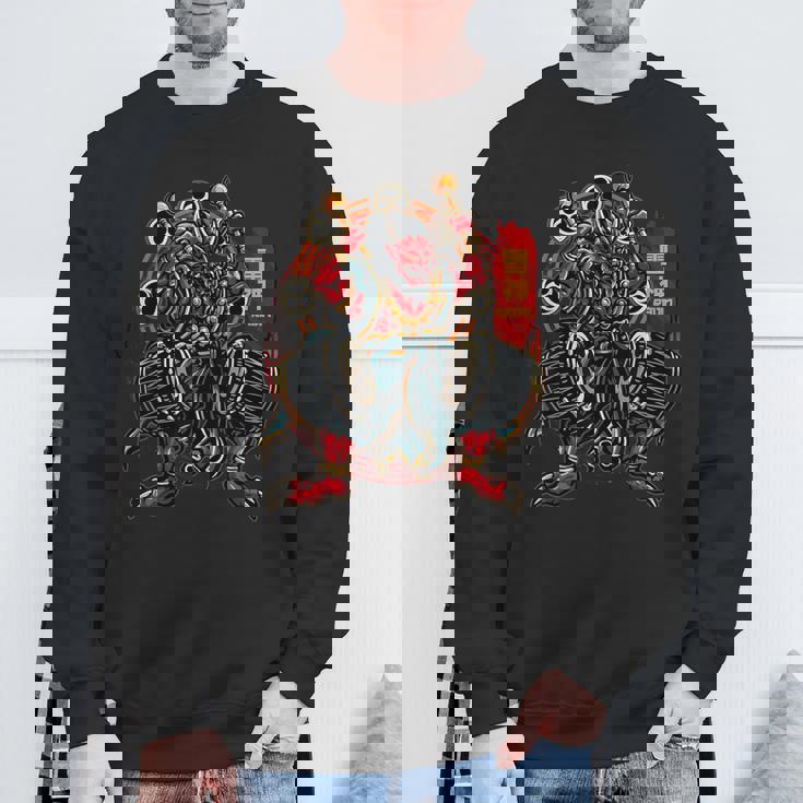 雷神 雷神 古代日本神話 神々 スウェットシャツ 高齢者への贈り物