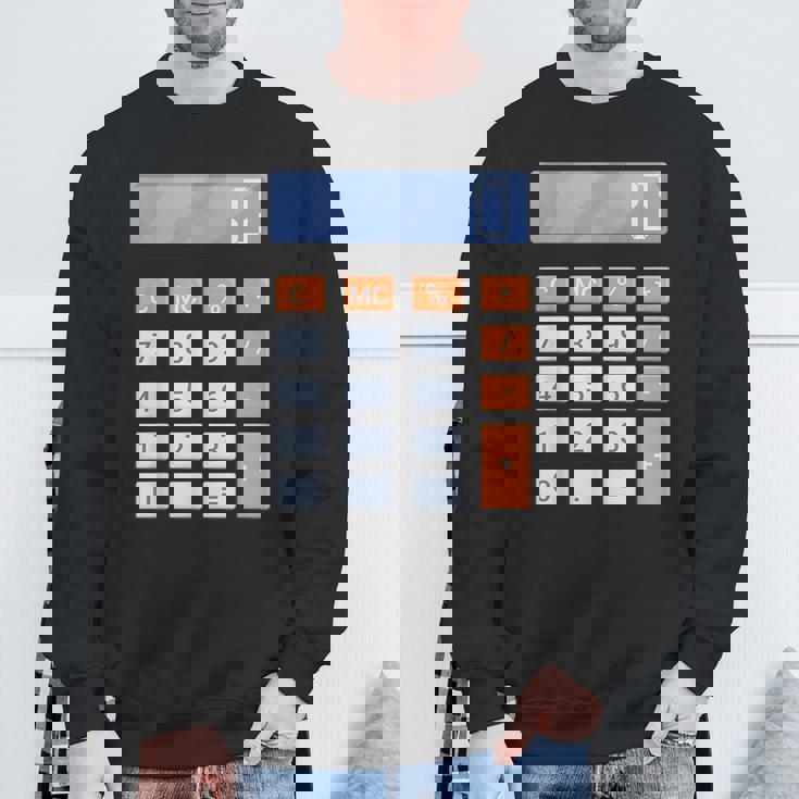 電卓 ハロウィン コスチューム スウェットシャツ 高齢者への贈り物