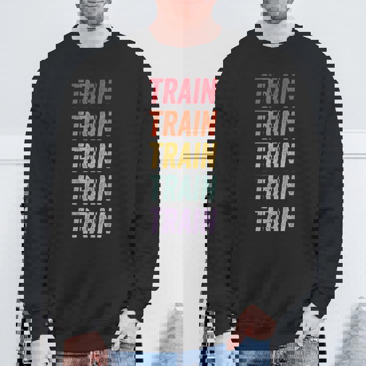 電車 スウェットシャツ 高齢者への贈り物