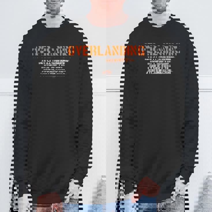面白い オーバーランディング オフロード キャンプ スウェットシャツ 高齢者への贈り物