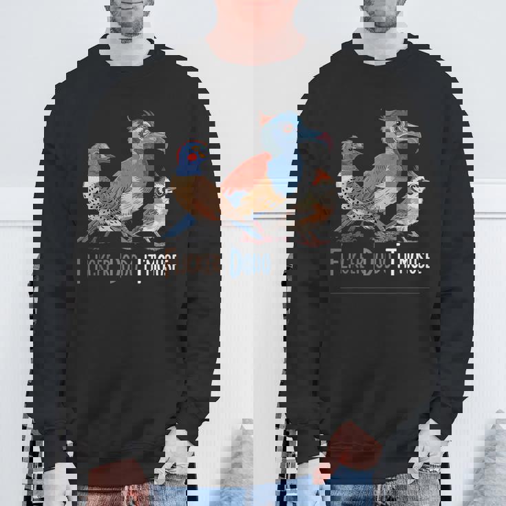 面白い ちらつきドードーシジュウカラ メンズ レディース キッズ スウェットシャツ 高齢者への贈り物