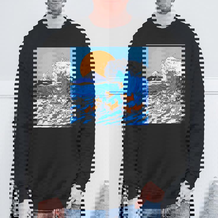 面白いtシャツ コーギー 犬 イヌ わんこ メンズ 犬好き グッズ かわいい おもしろ 面白い 服 ネタ 夏 スウェットシャツ 高齢者への贈り物