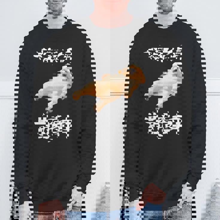 面白いtシャツ シーズー やる気スイッチ イヌ わんこ メンズ 犬好き グッズ おもしろ 面白い 服 ネタ スウェットシャツ 高齢者への贈り物