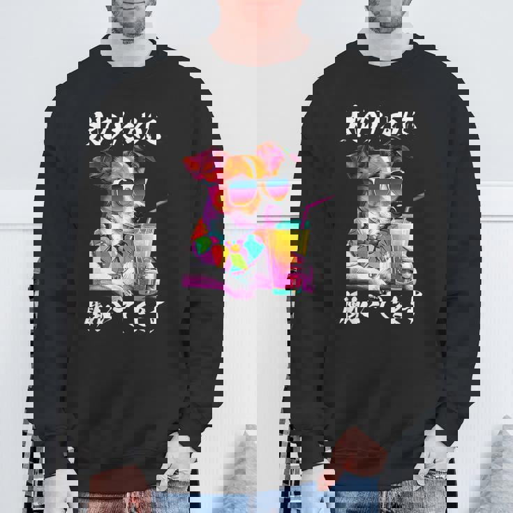 面白いtシャツ ジャックラッセルテリア イヌ わんこ メンズ 犬好き グッズ おもしろ 面白い 服 ネタ スウェットシャツ 高齢者への贈り物