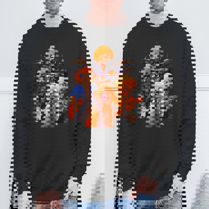 面白いtシャツ トイプードル イヌ わんこ メンズ 犬好き グッズ かわいい おもしろ 面白い 服 ネタ スウェットシャツ 高齢者への贈り物